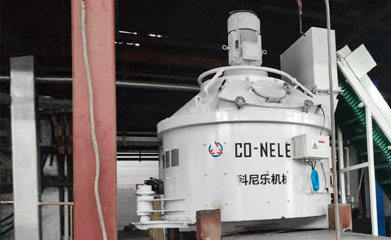 Glass batch preparation mixer Glass batch preparation mixer